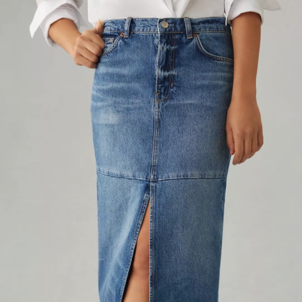 Reformation Tazz Denim Skirt